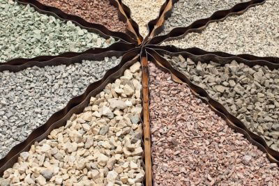 Choose from a Variety of Colors and Sizes of Gravel!